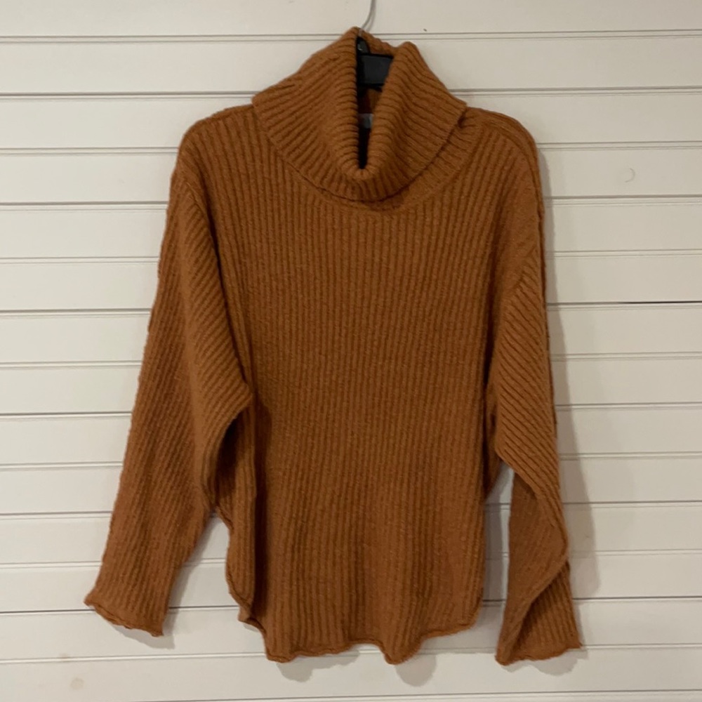 Free People Chunky Open Back Sweater